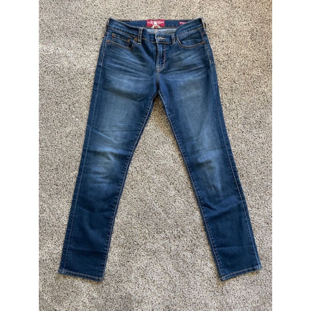 Lucky Brand Sweet N Straight Jeans Womens 6 / 28 Regular Blue Stretch Denim